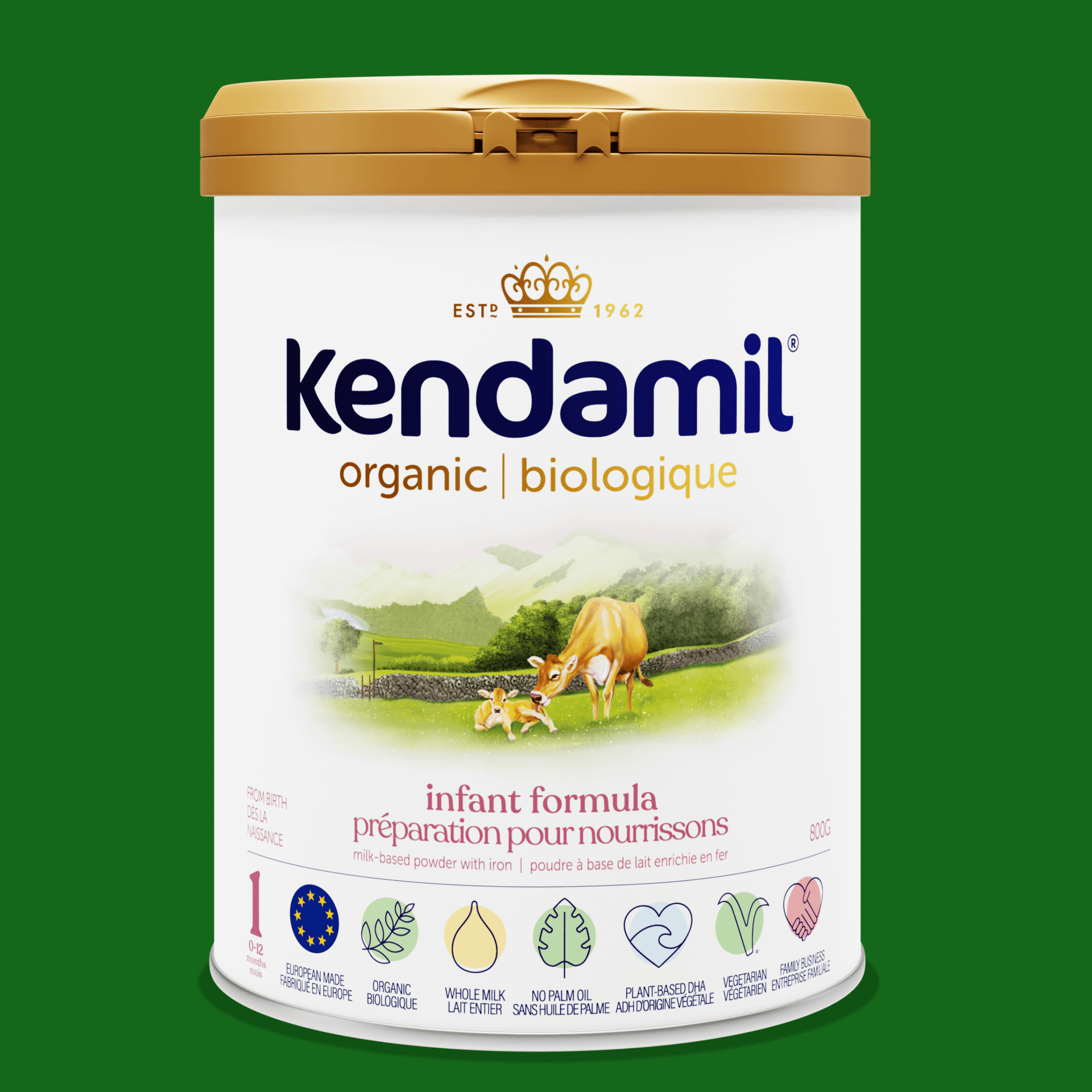 Organic Infant Formula (0-12 Months) | Kendamil Canada